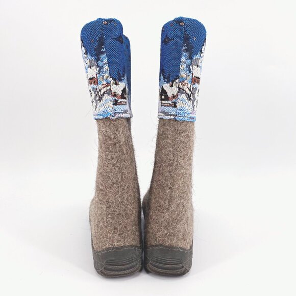 Valenki Russian Felted Wool Boots - Picture 6 of 10
